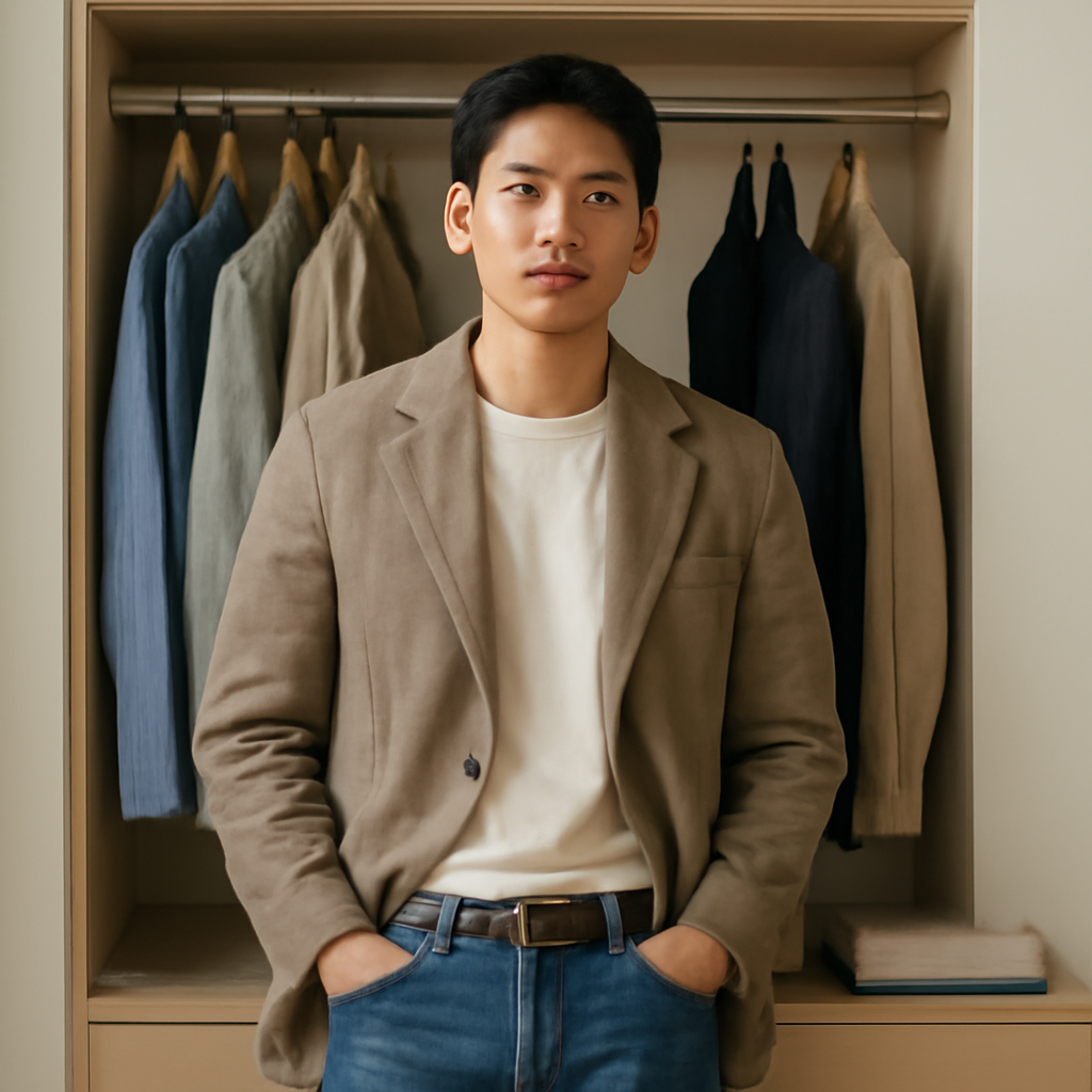 남자캐주얼룩 대표 이미지